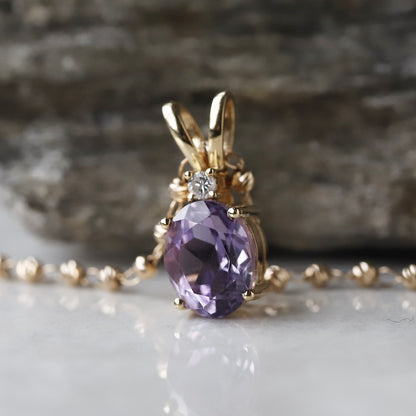 amethyst pendant