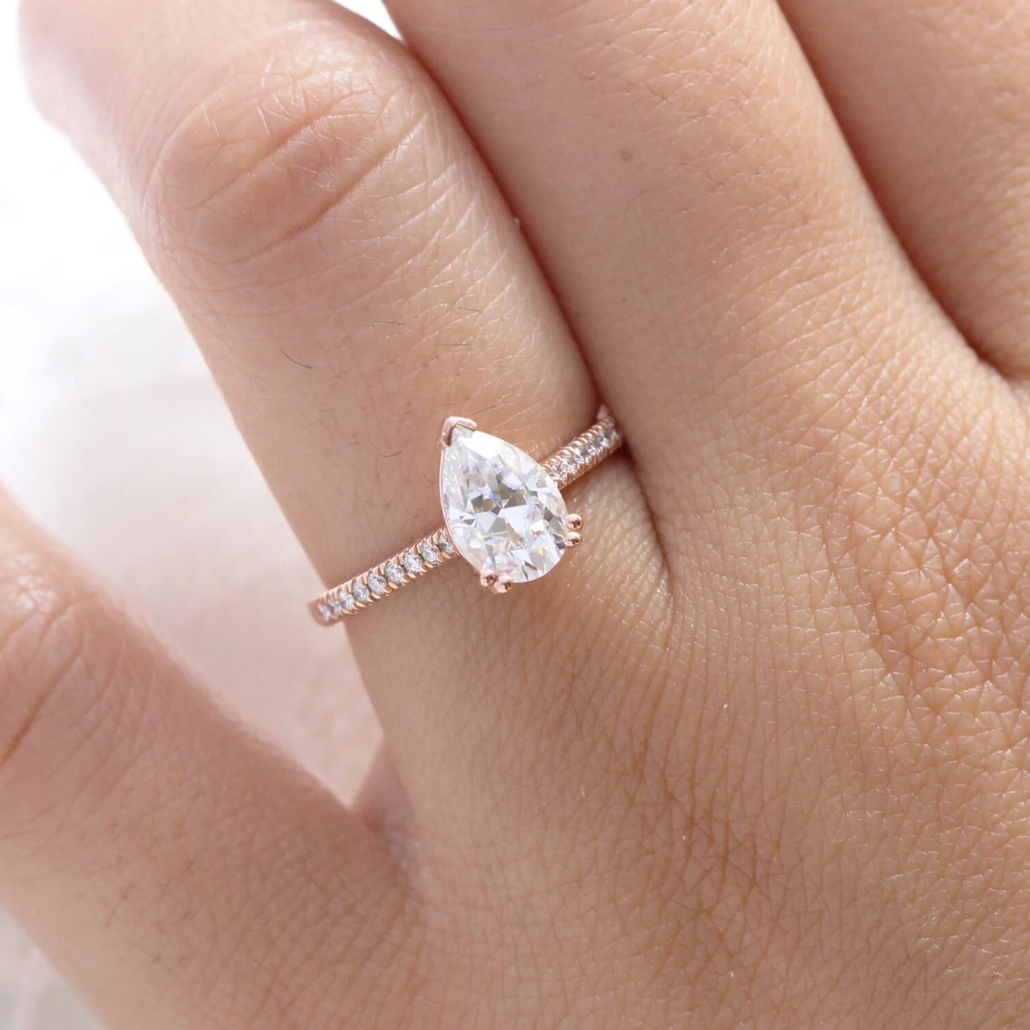 pear shaped wedding ring