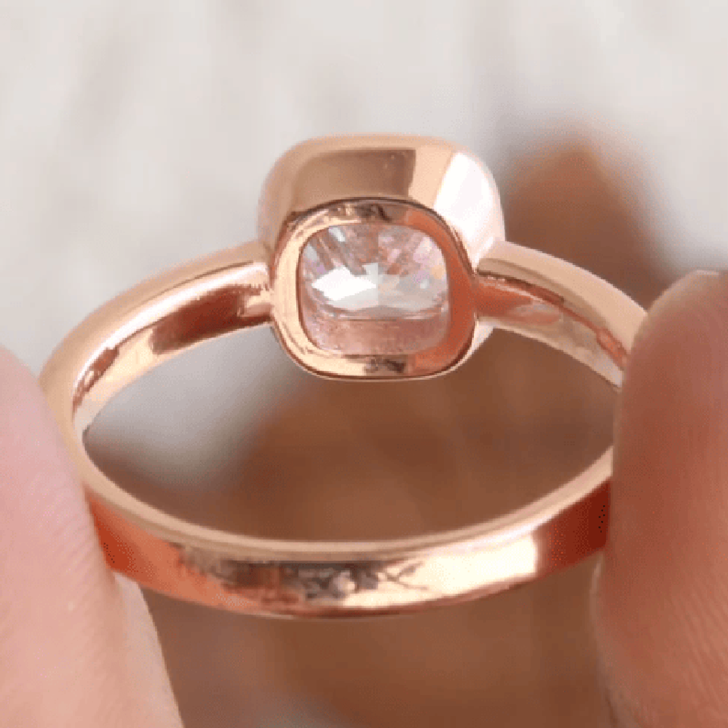 moissanite cushion cut halo ring