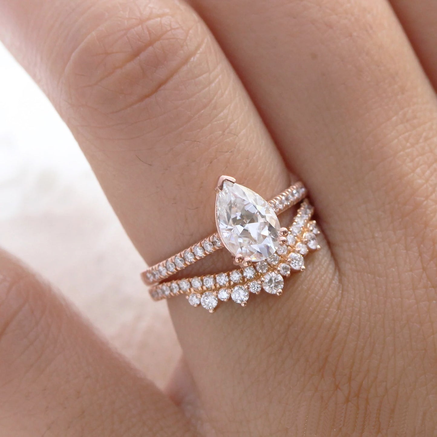 pear shaped wedding ring