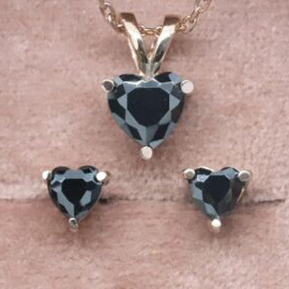 pendant set in diamond