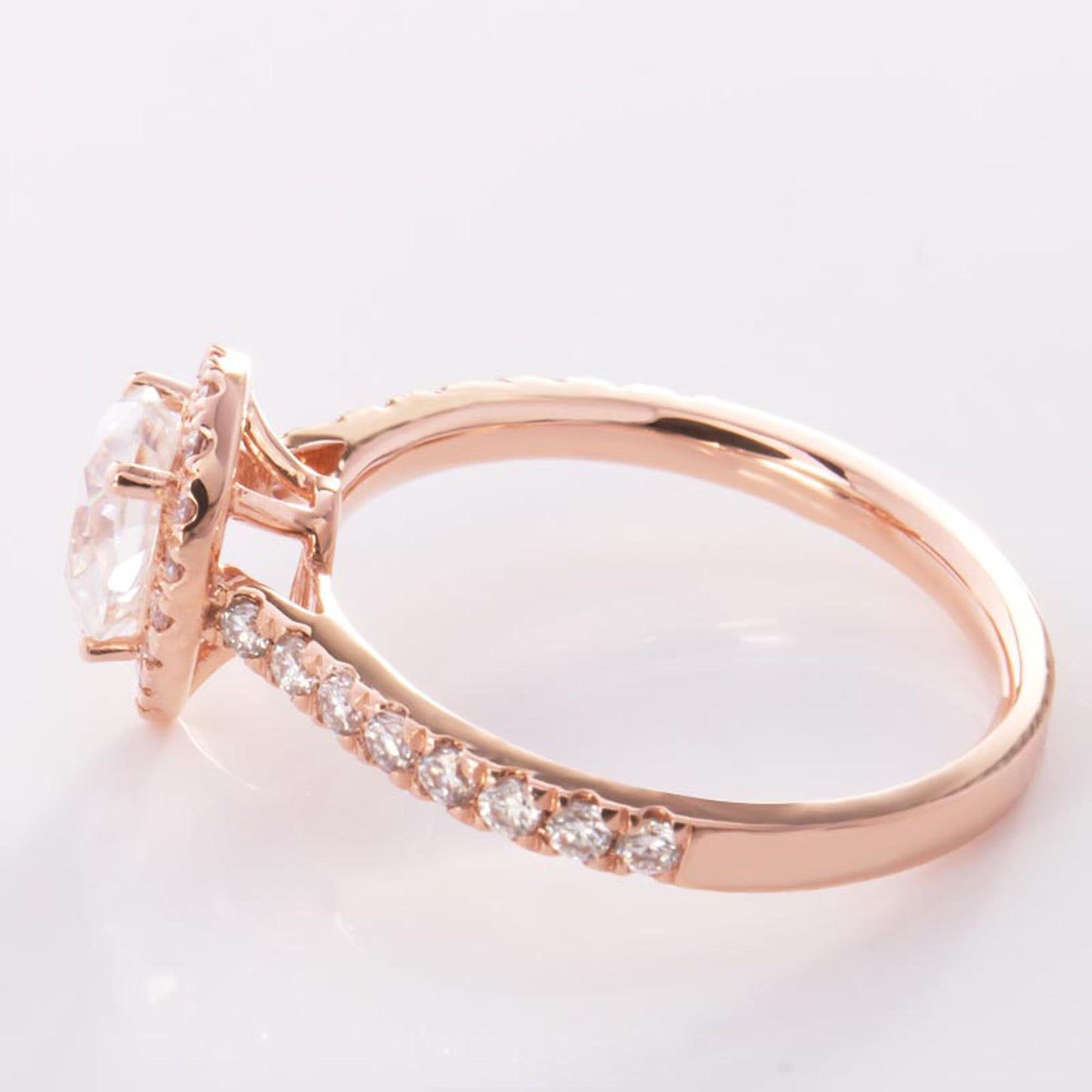 gold pear engagement ring