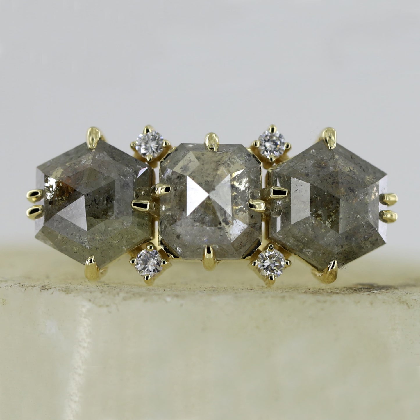 Three Stone Diamond Ring