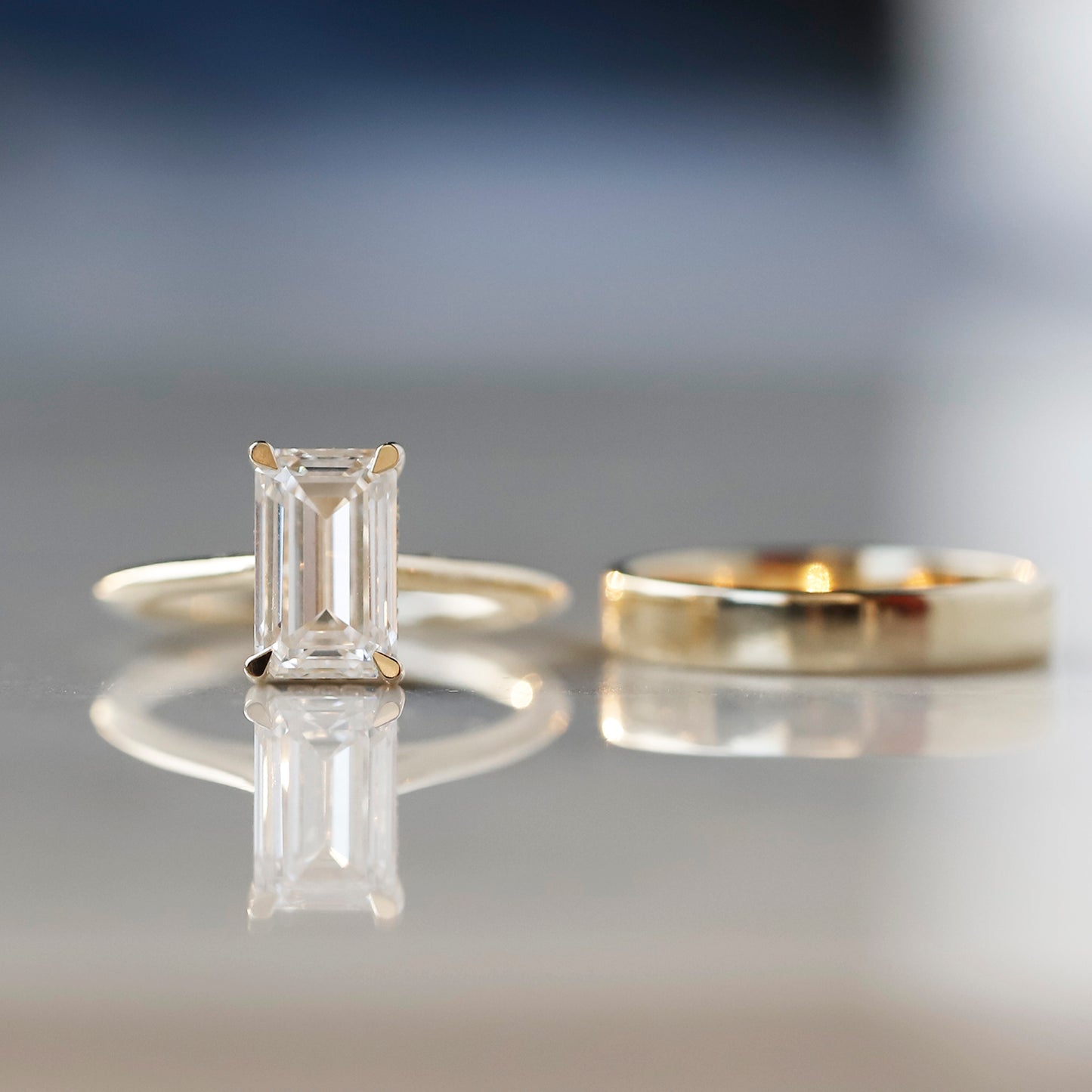 emerald cut engagement rings