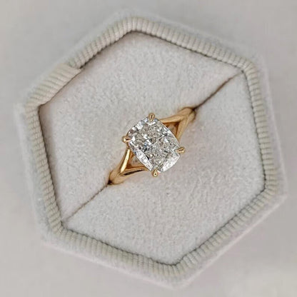 elongated cushion cut diamond