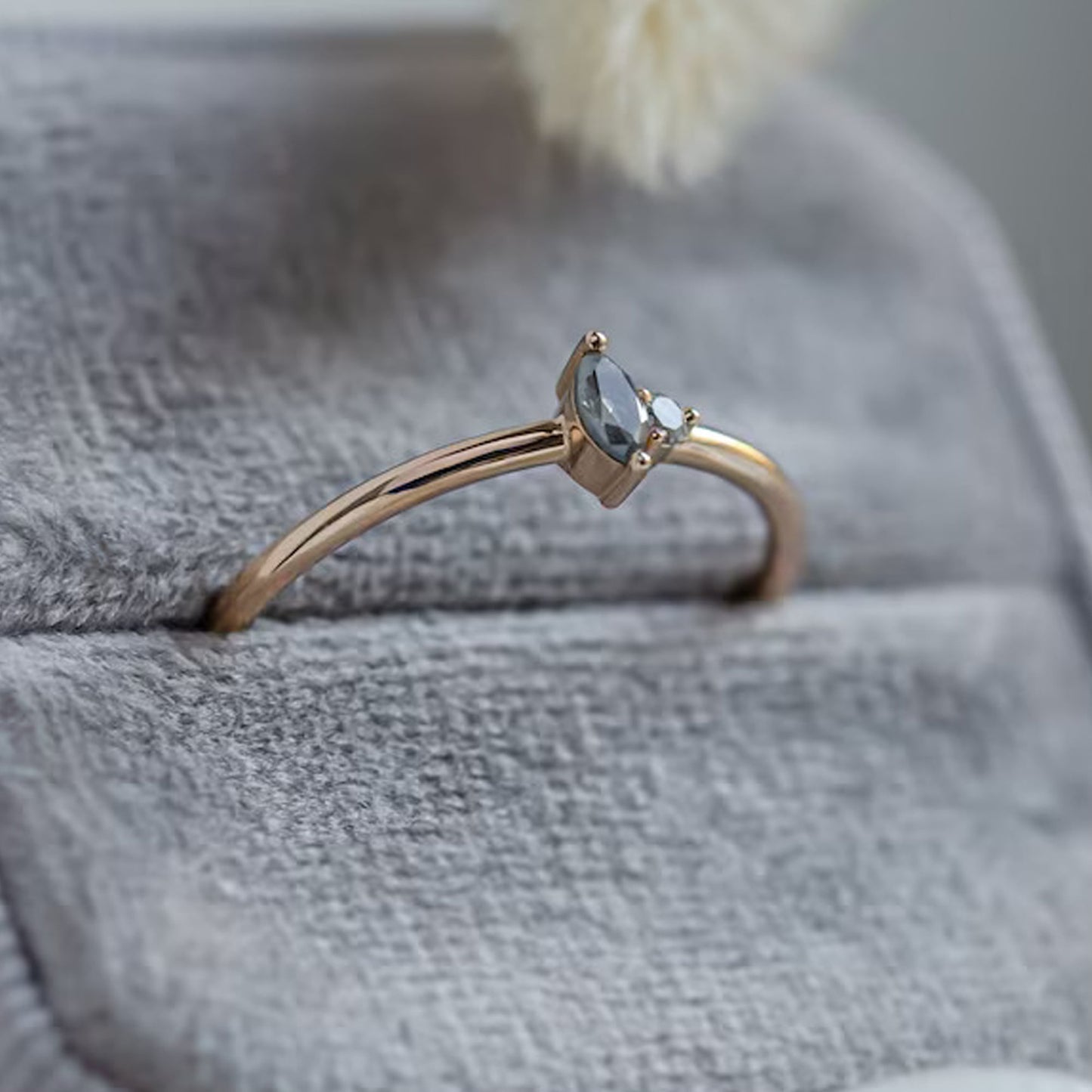 tiny diamond ring