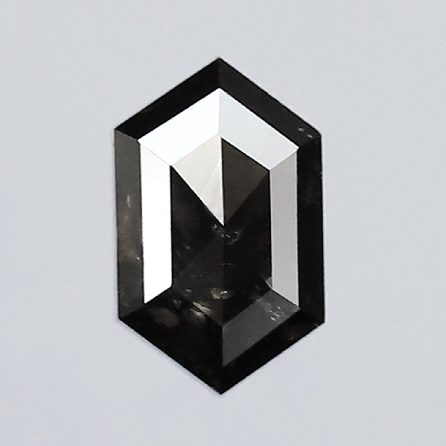 salt and pepper diamond hexagon