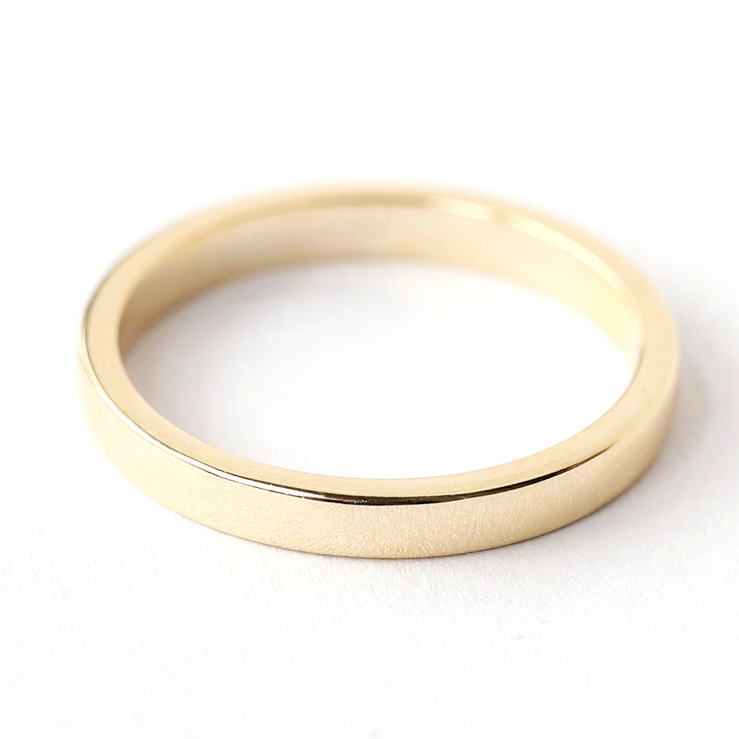 14 K Yellow Gold Plain Gold Wedding Band
