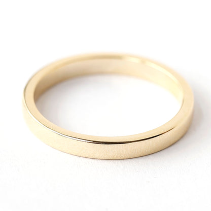 14 K Yellow Gold Plain Gold Wedding Band