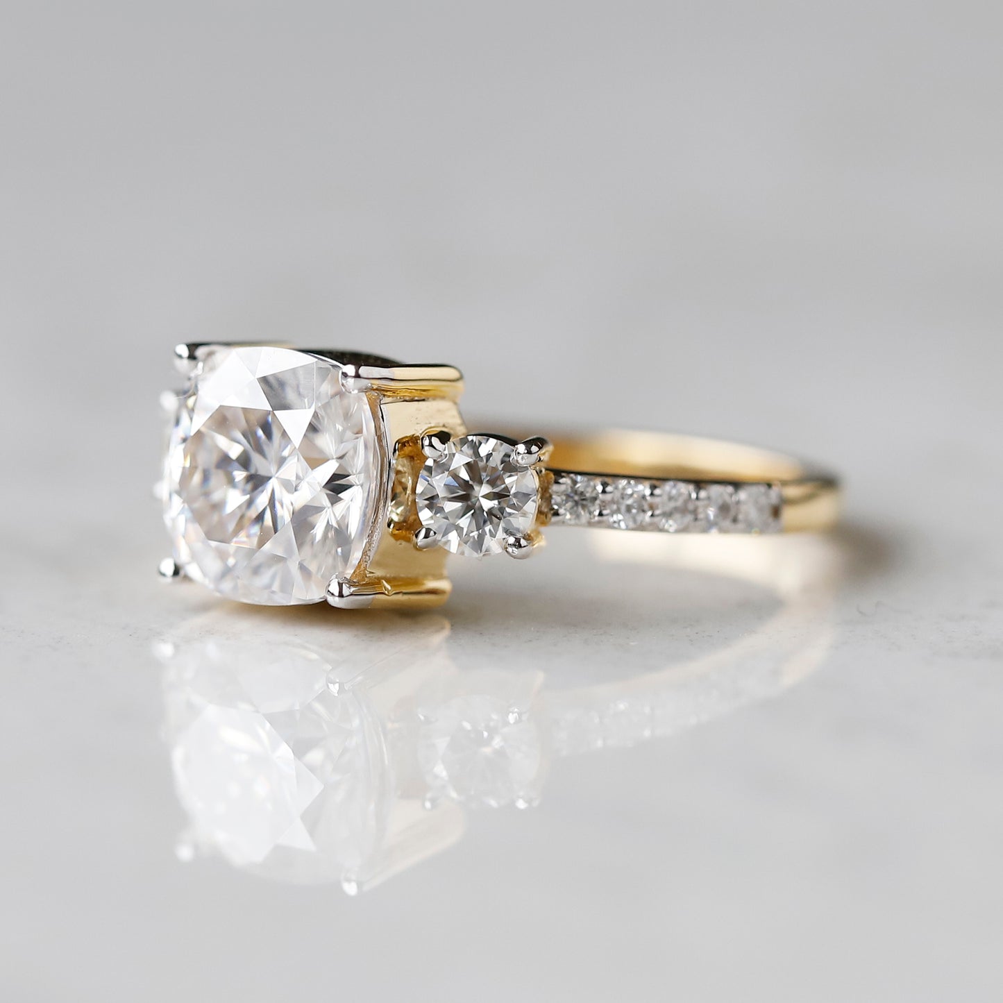 3-stone engagement ring