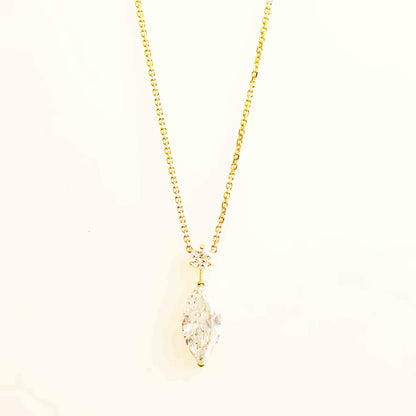 marquise diamond pendant