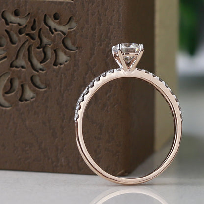 3 ct lab created diamond ring