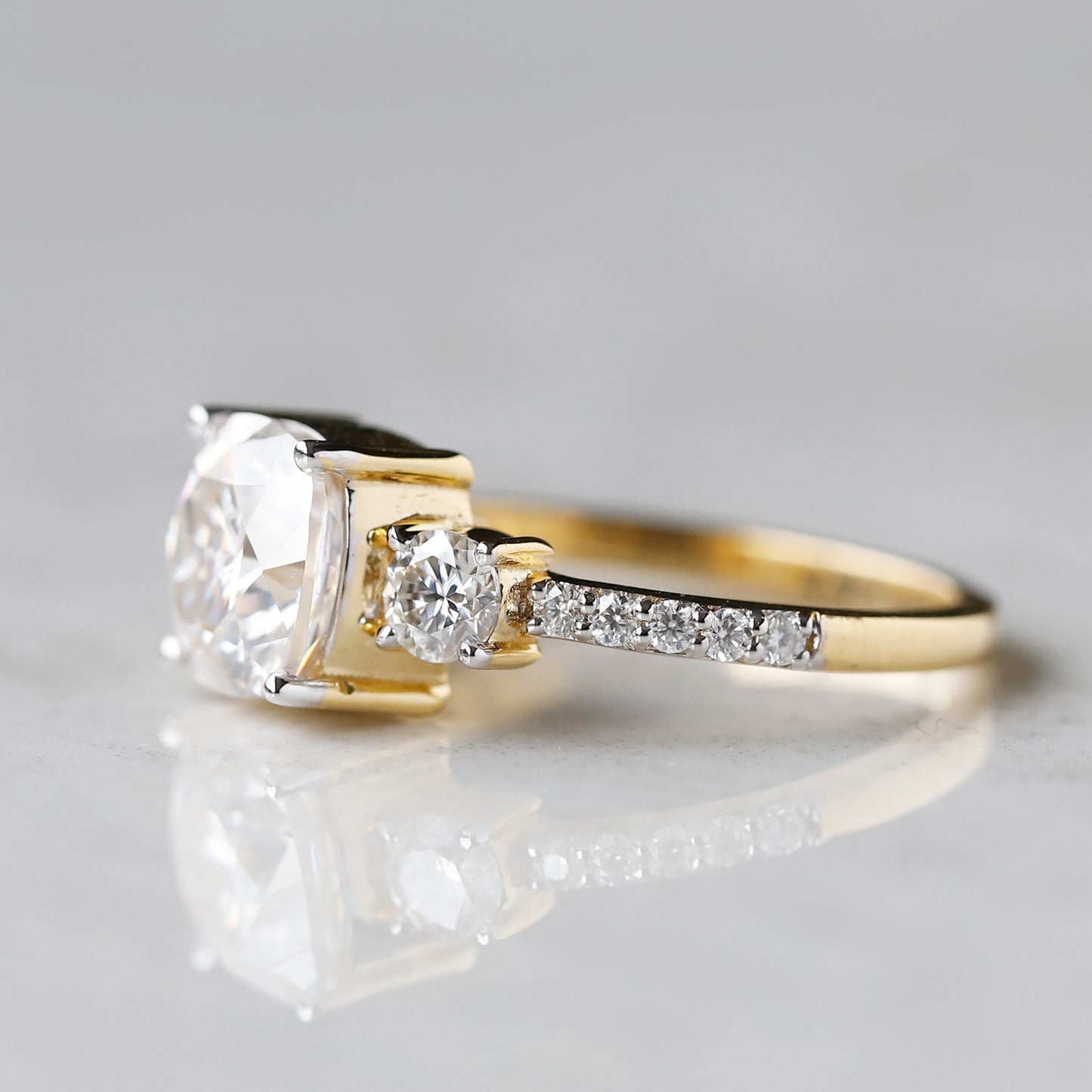 3-stone engagement ring