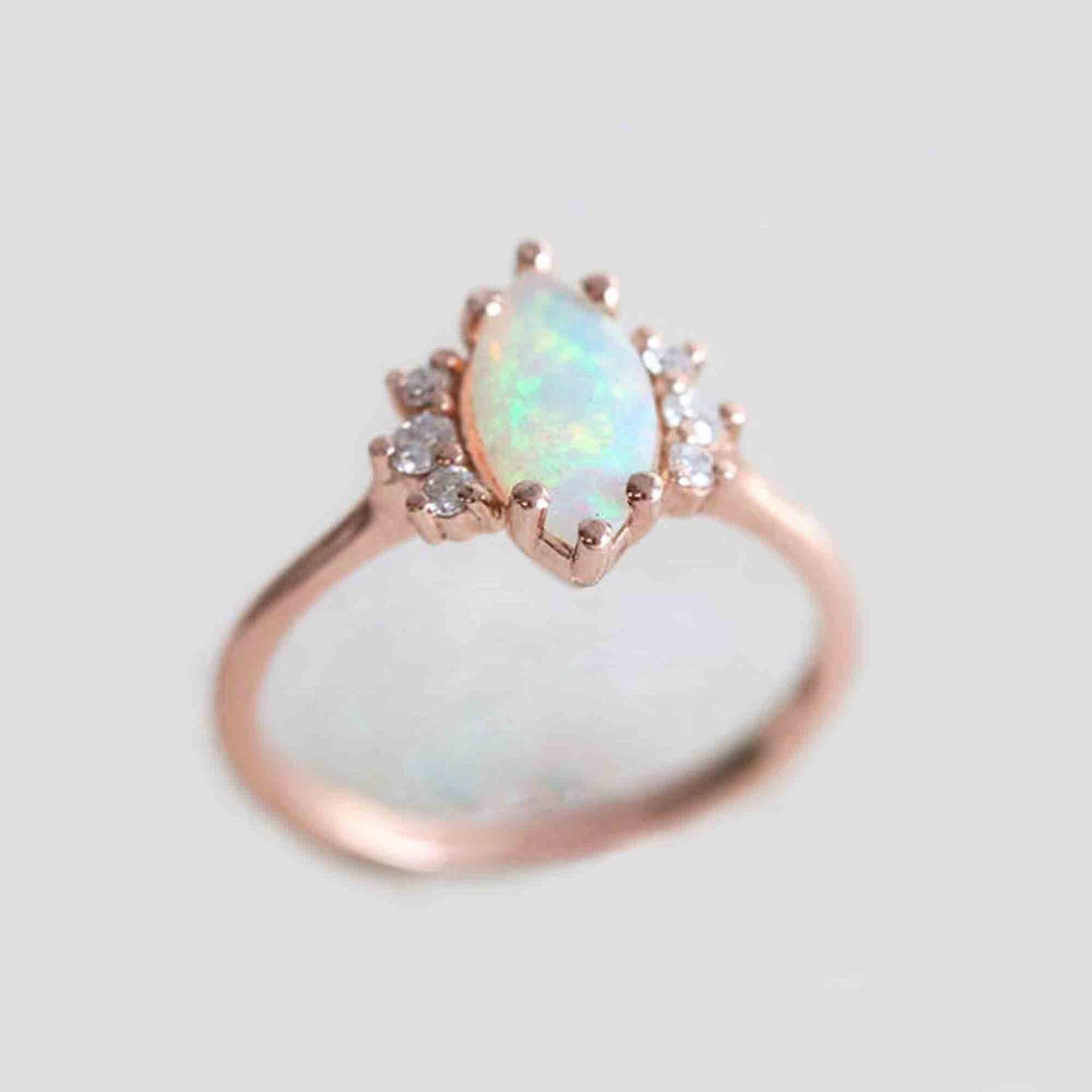 opal marquise ring