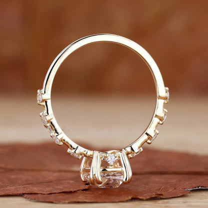vintage rose cut diamond ring
