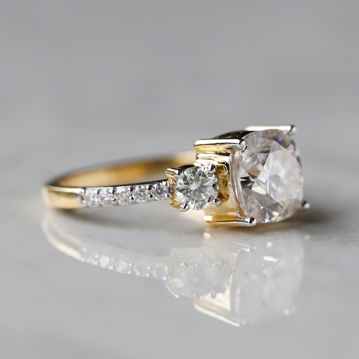 3-stone engagement ring