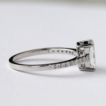 1 Carat Radiant Cut Diamond Engagement Ring For Your Special One