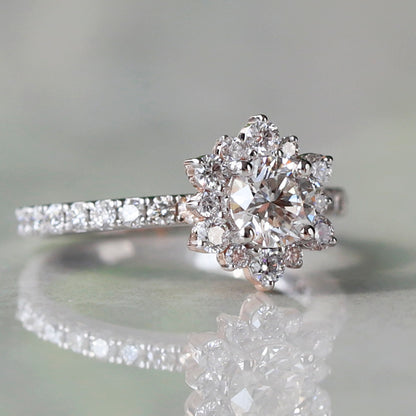 snowflake ring