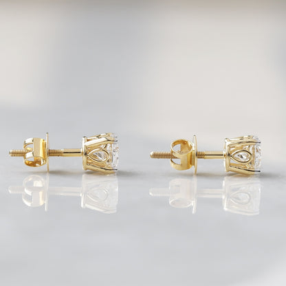 lab grown diamond earring