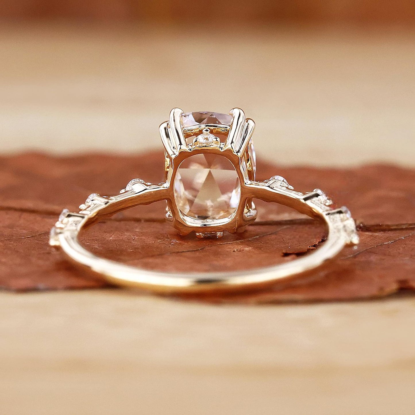 vintage rose cut diamond ring