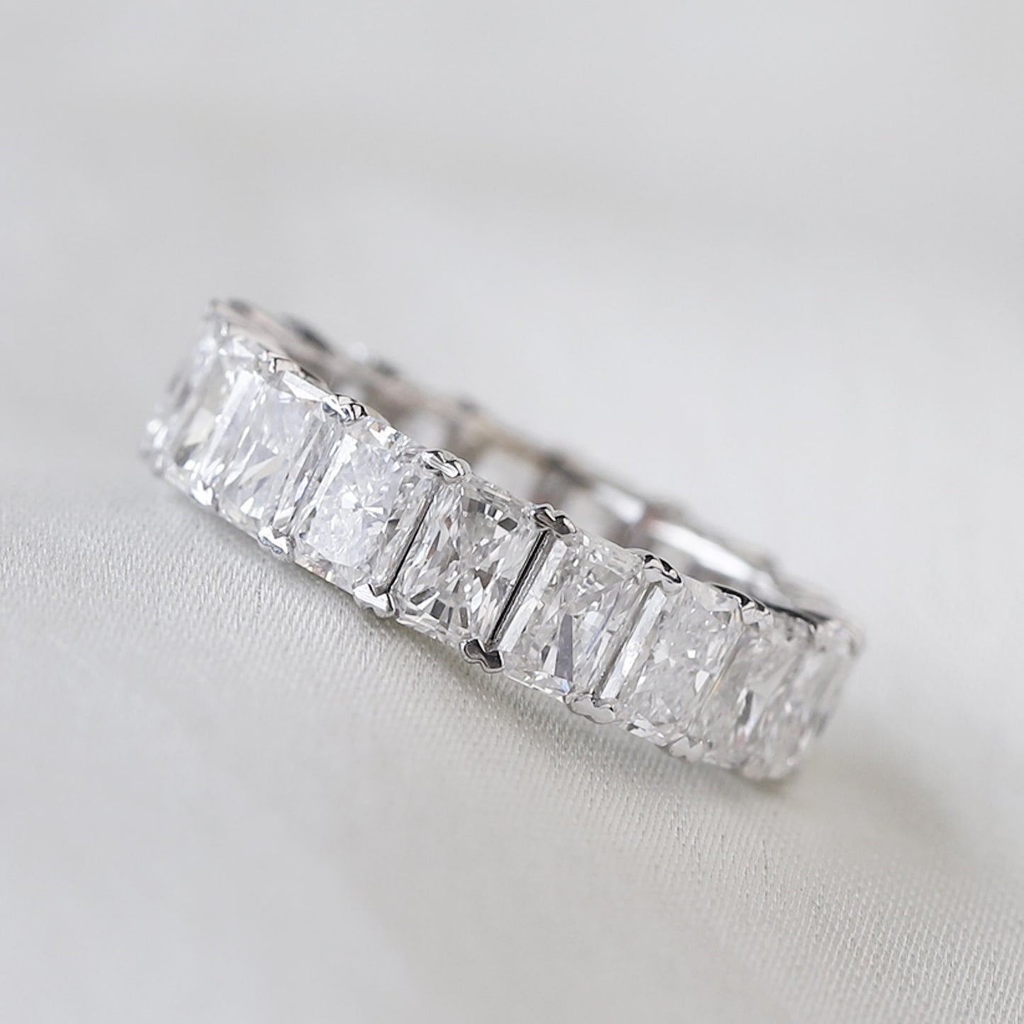 wedding band with diamonds