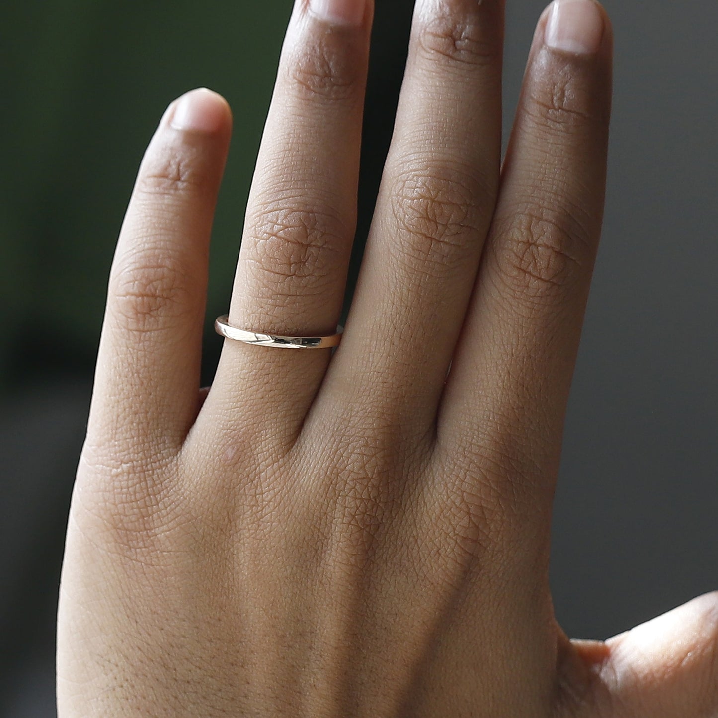 rose gold birthstone ring