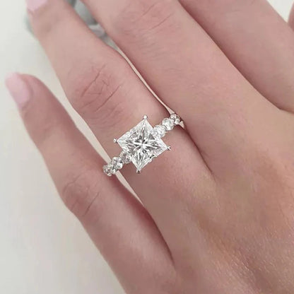 3 ct princess cut engagement ring