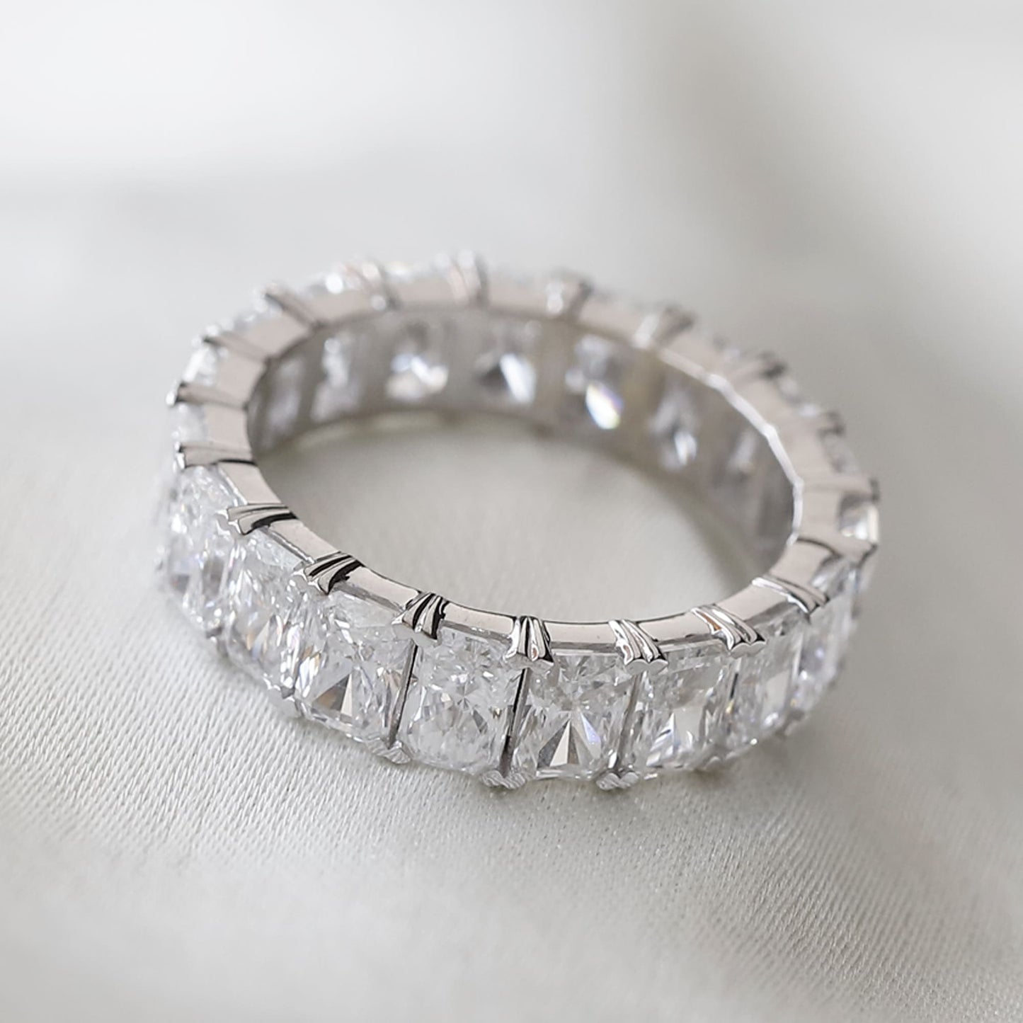 wedding band with diamonds