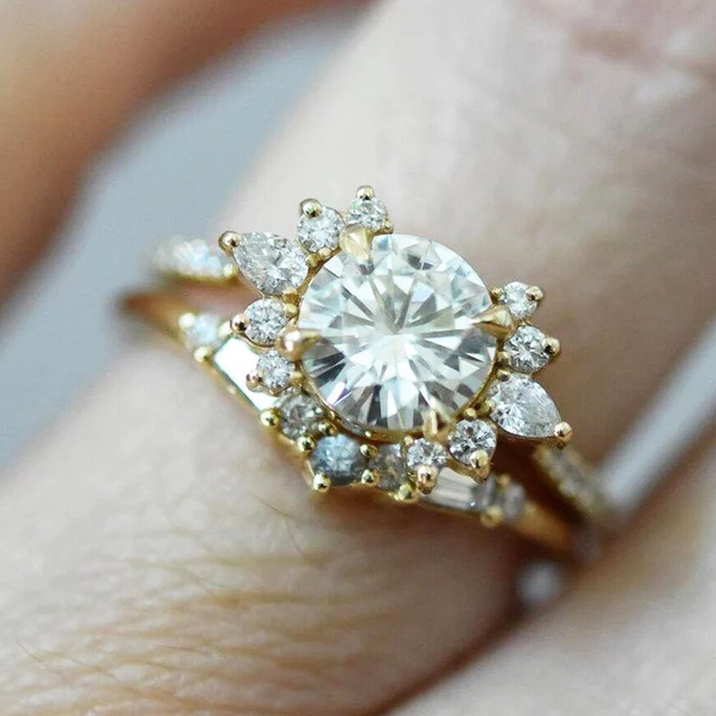 vintage style engagement rings