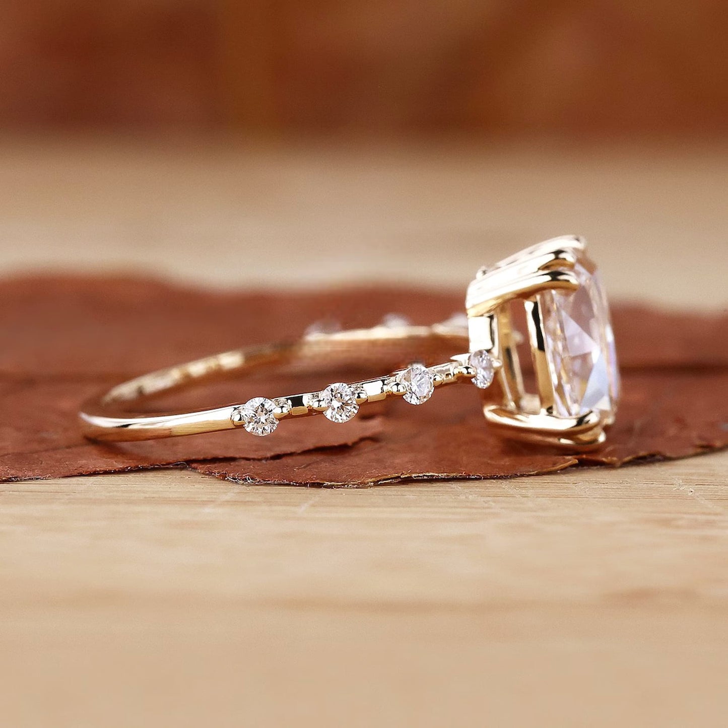 vintage rose cut diamond ring