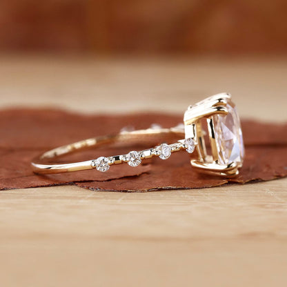 vintage rose cut diamond ring
