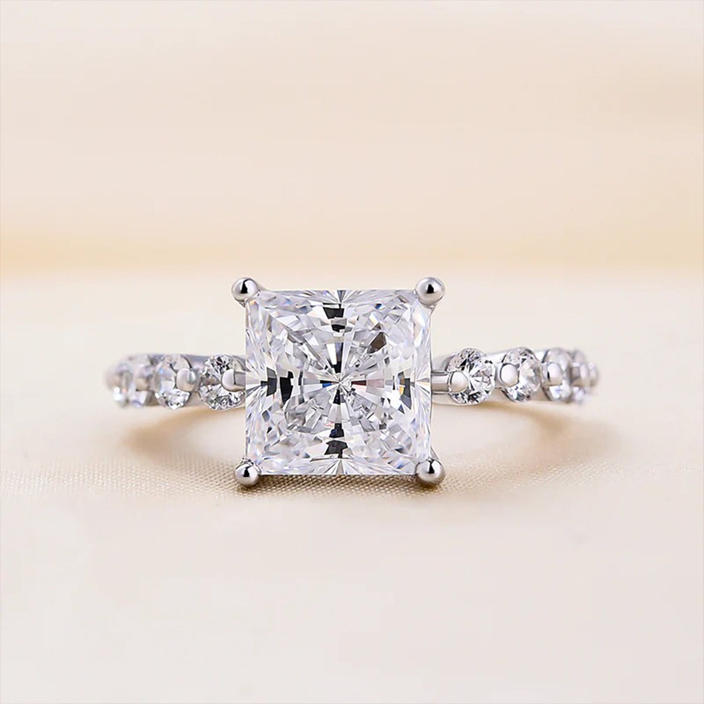 3 ct princess cut engagement ring                   