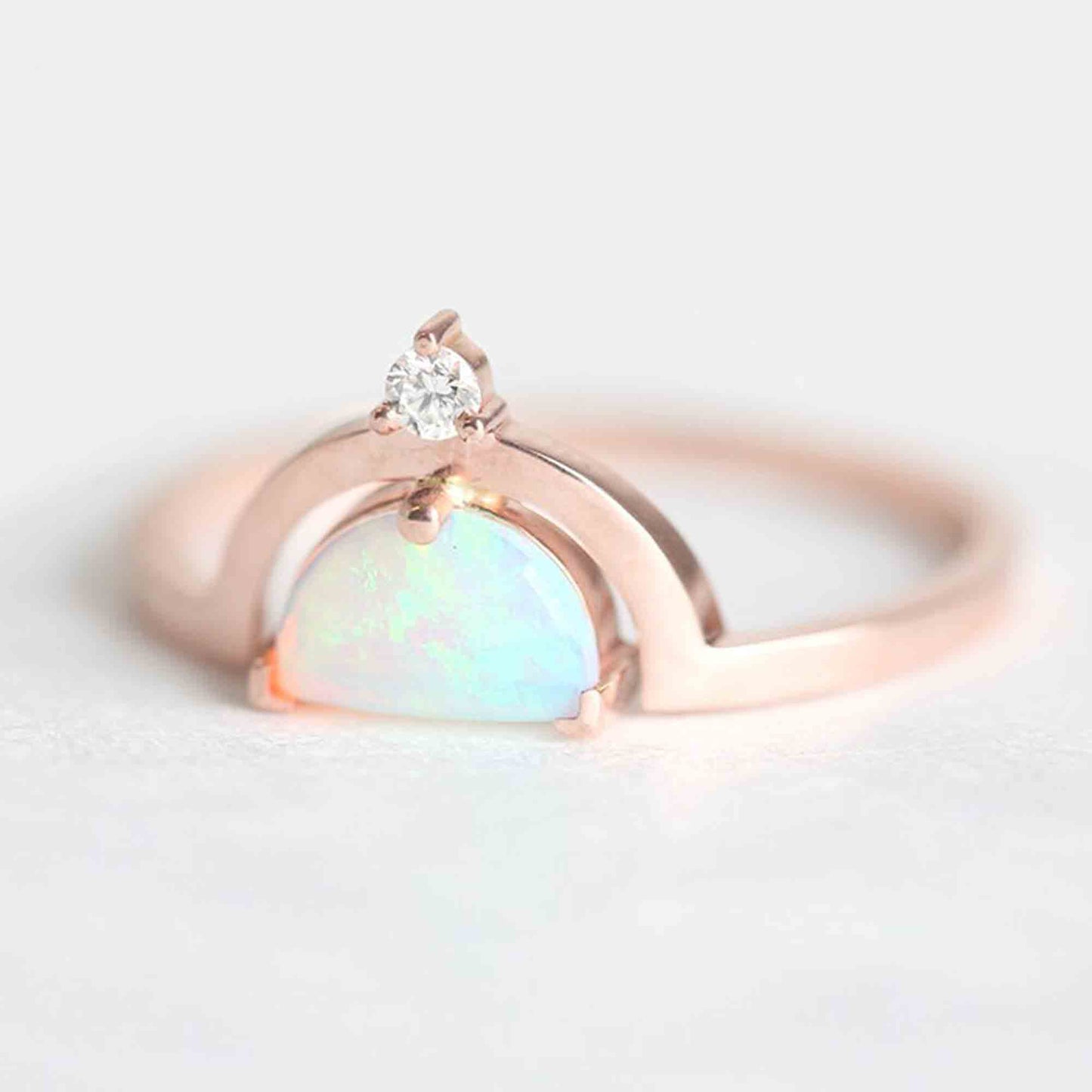 opal stone ring