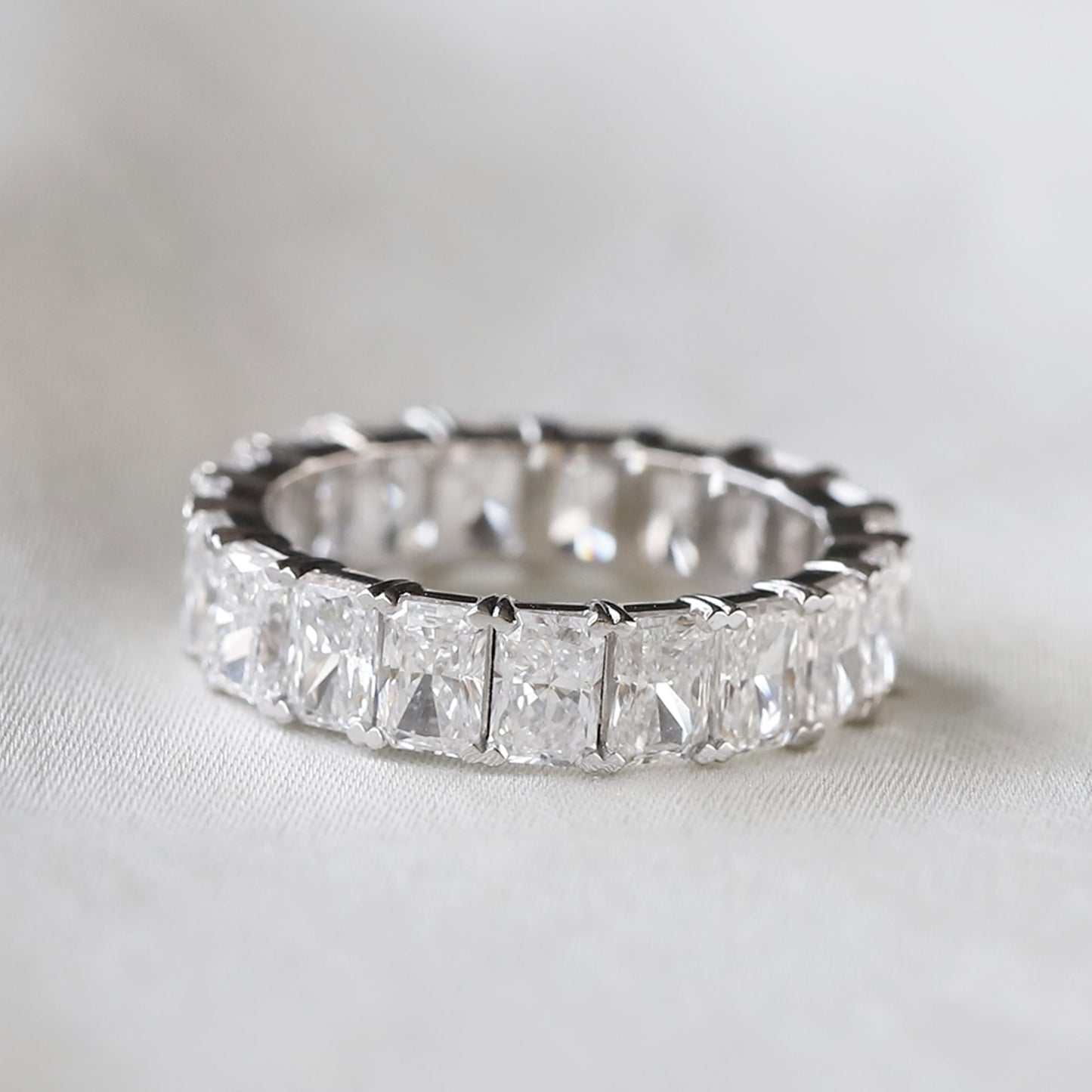 wedding band with diamonds