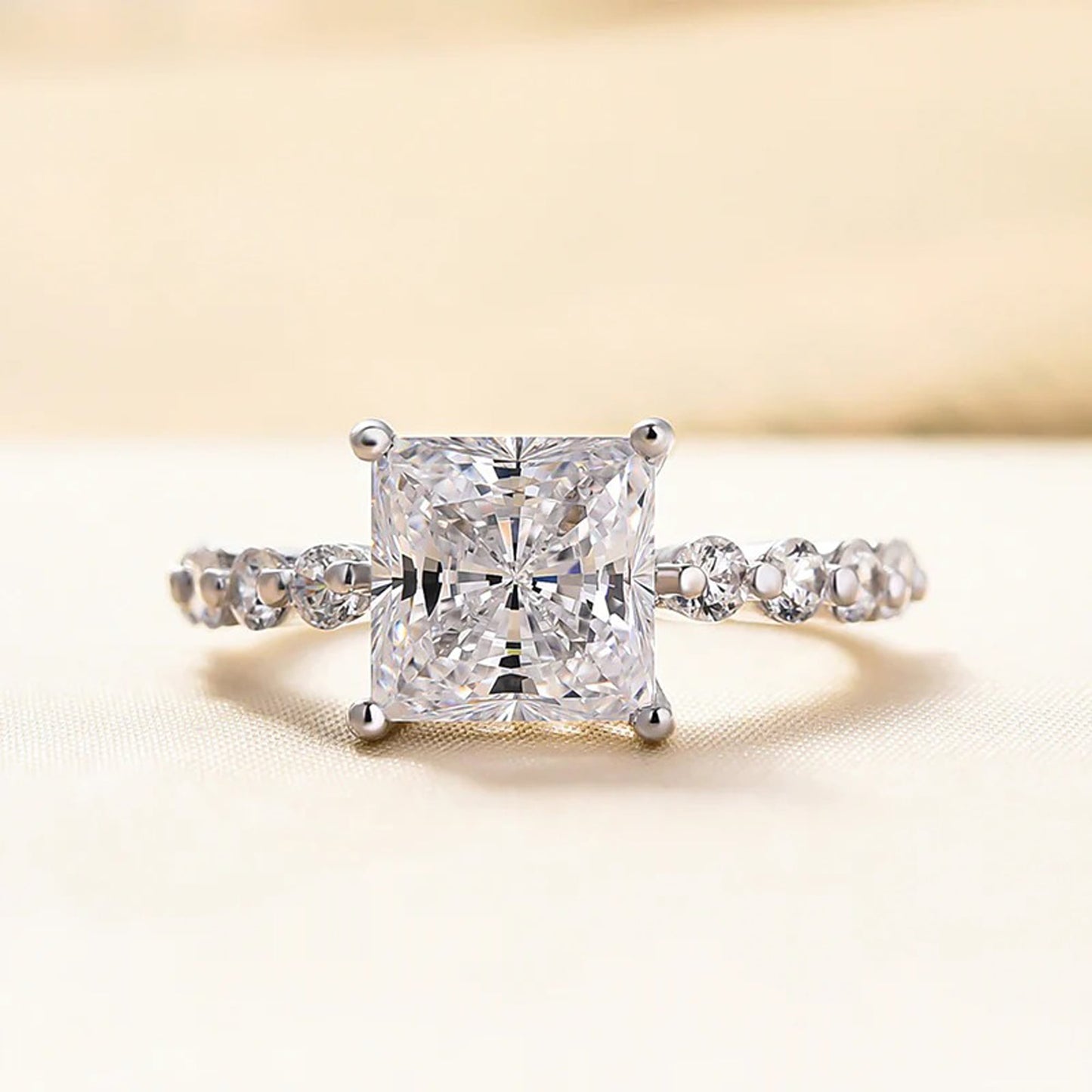 3 ct princess cut engagement ring