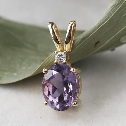 amethyst pendant