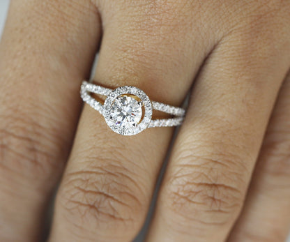 split shank engagement ring