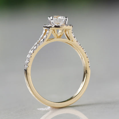 split shank engagement ring