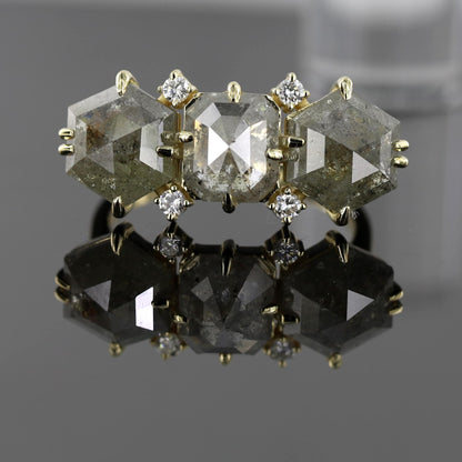 Three Stone Diamond Ring