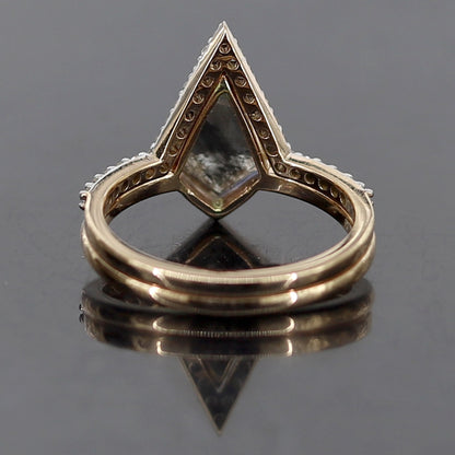 Stunning Vintage Kite Engagement Ring