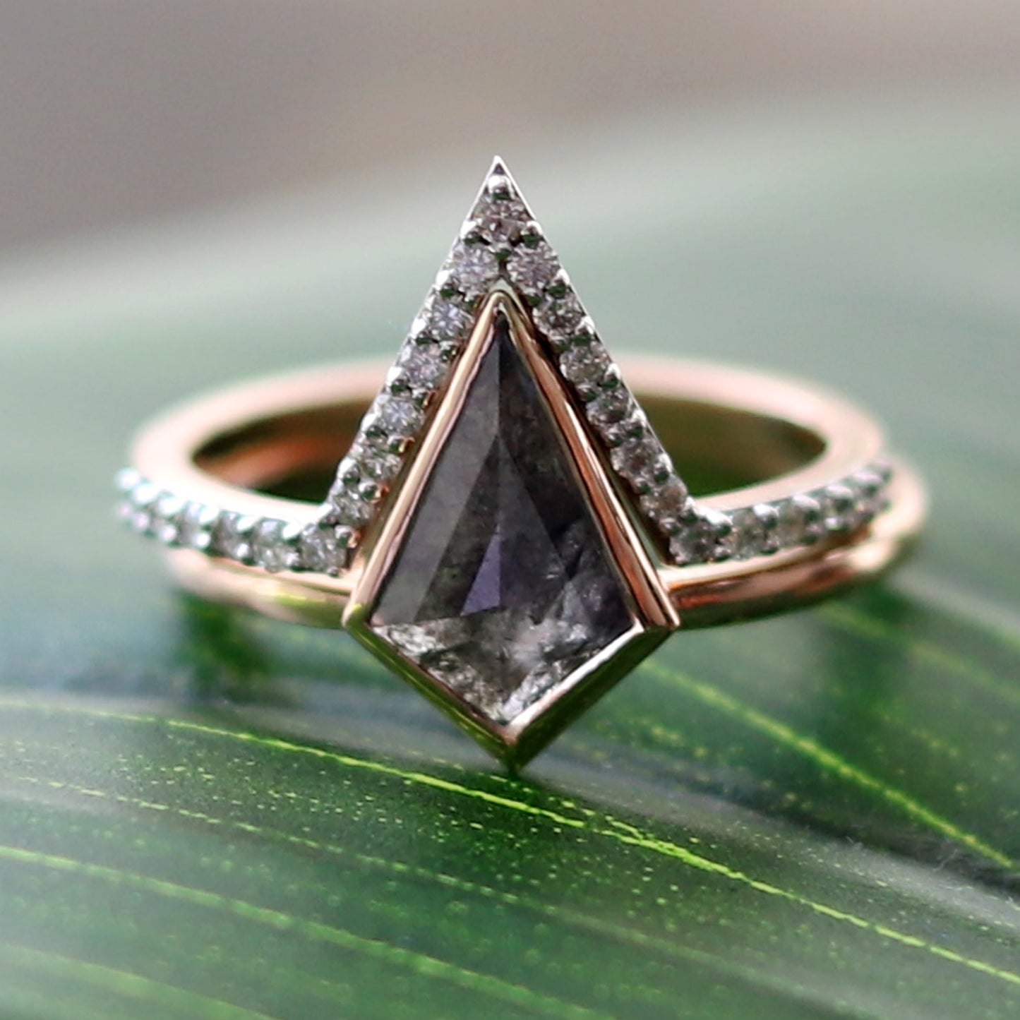 Stunning Vintage Kite Engagement Ring