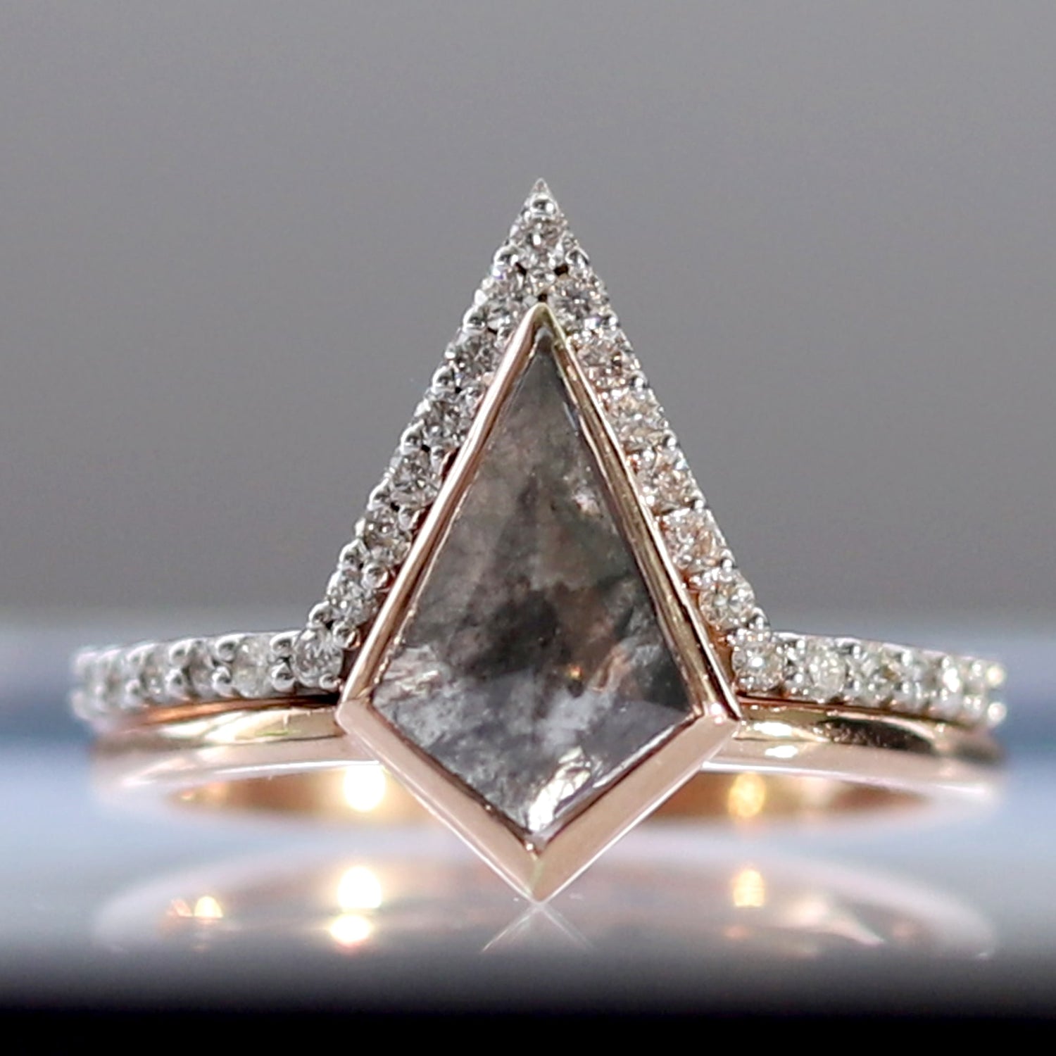 Stunning Vintage Kite Engagement Ring