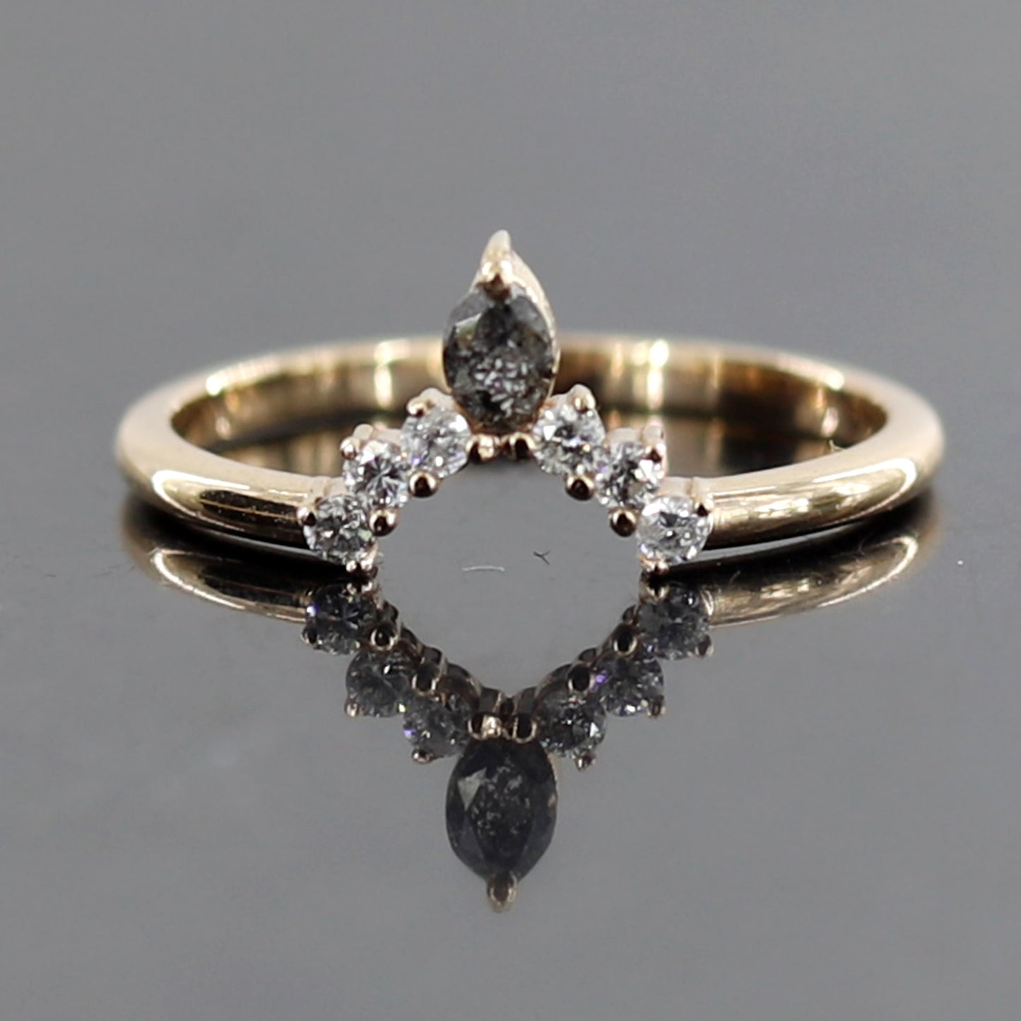 marquise stackable ring