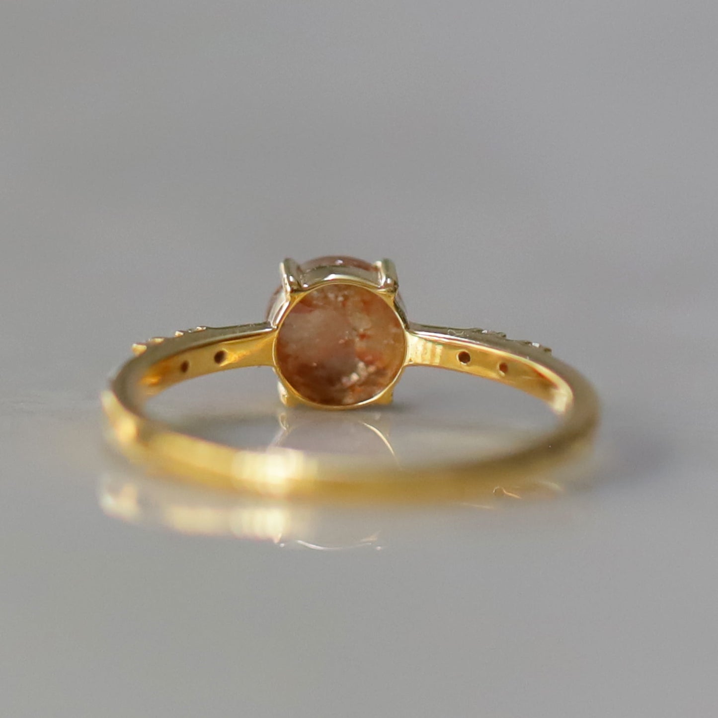 Rustic Rose Cut Diamond Ring