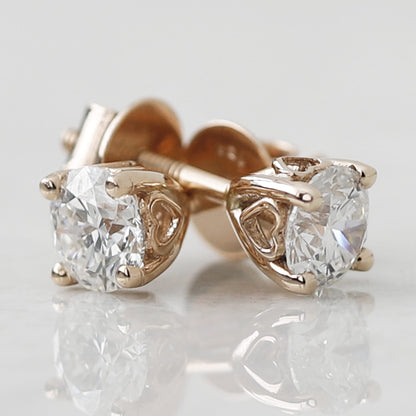 Solitaire Diamond Studs