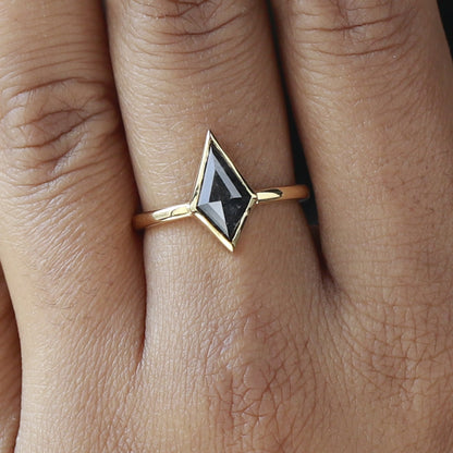 Kite Shape Diamond Ring