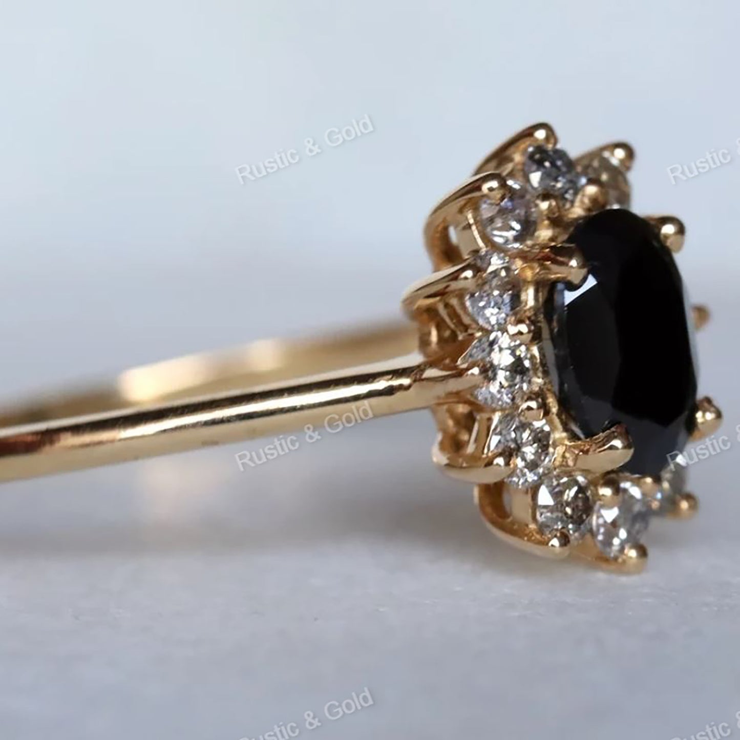 black diamond wedding ring