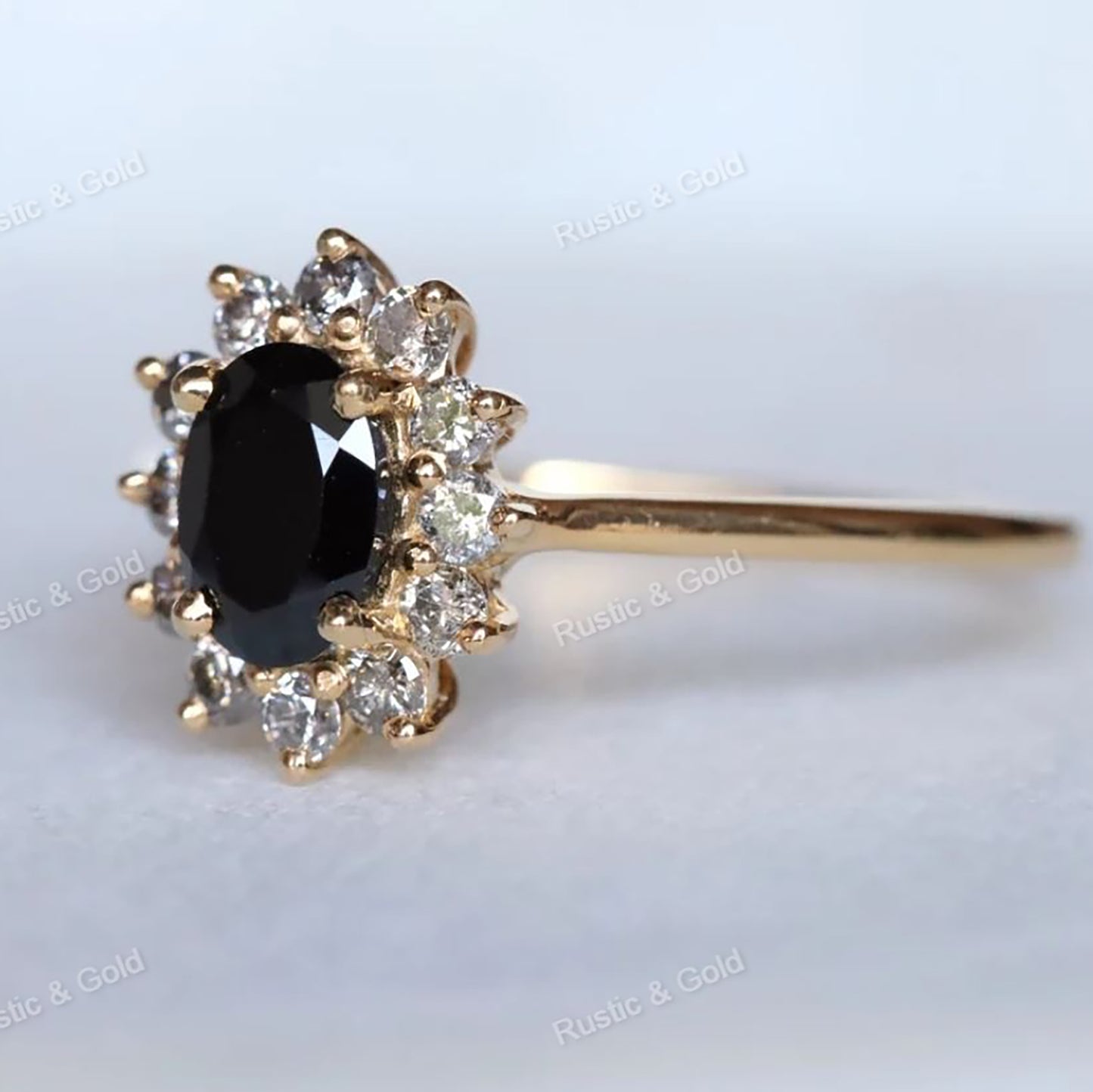 black diamond wedding ring